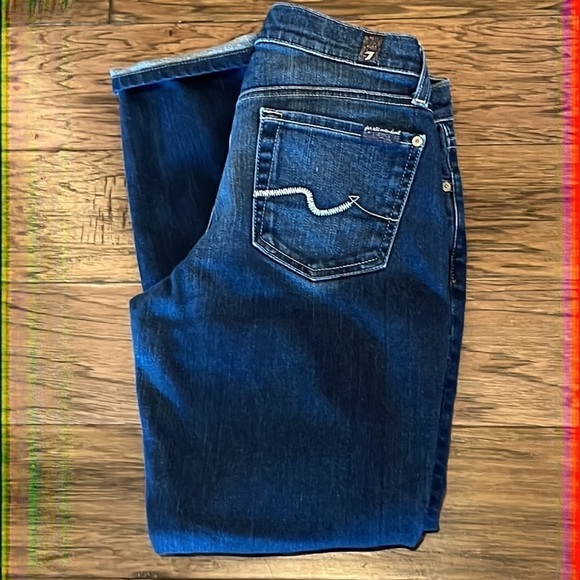 7 For All Mankind Gwenevere Ankle Mid Rise Size 26 - Picture 3 of 16